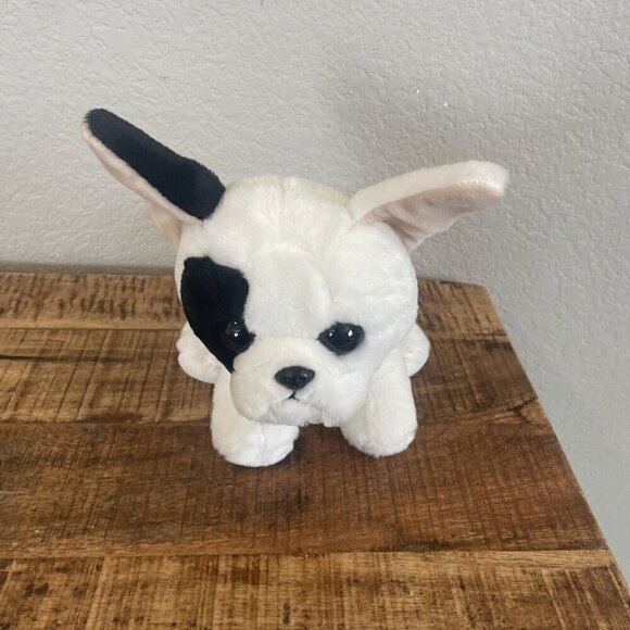 TY Beanie Baby 10” MARCEL French Bulldog White Black Ear Plush Stuffed Animal - Picture 2 of 9